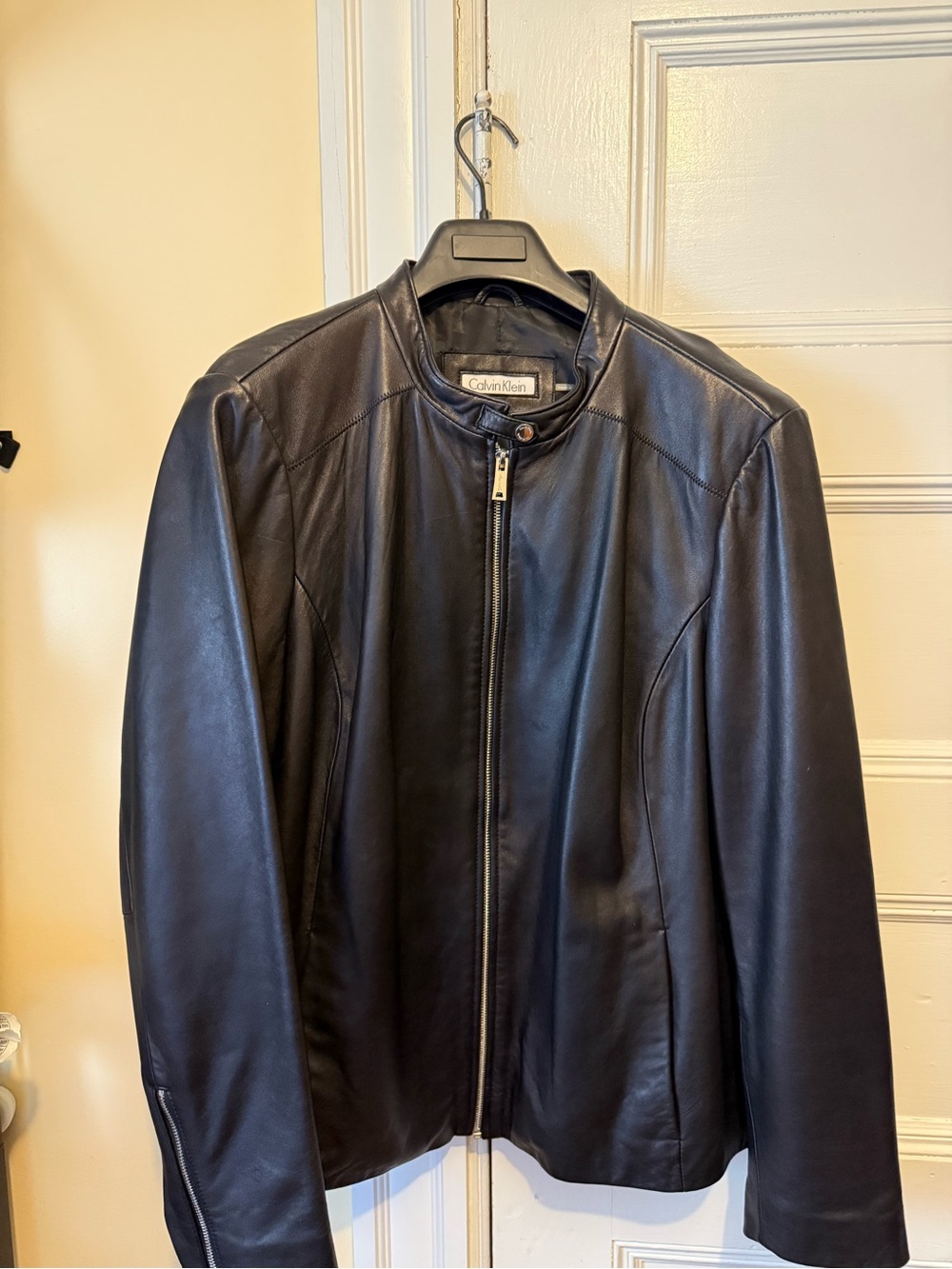 Calvin Klein Women’s Genuine Leather Jacket